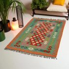 Tapis Kilim Chobi 115x81 Kilim afghan en laine tissé à la main