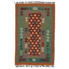 Tapis Kilim Chobi 115x81 Kilim afghan en laine tissé à la main