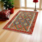 Kilim ethnique Chobi 147x101 Tapis Kilim afghan tissé main