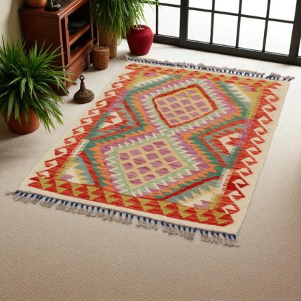 Tapis Kilim Chobi 115x81 Kilim afghan laine tissé à la main