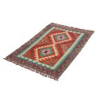 Tapis Kilim Chobi 148x102 Kilim afghan en laine tissé à la main