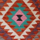 Tapis Kilim Chobi 148x102 Kilim afghan en laine tissé à la main