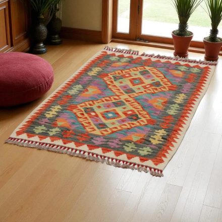Tapis Kilim Chobi 135x85 kilim en laine afghane tissé main