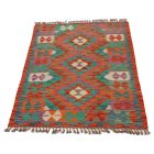 Tapis Kilim Chobi 83x124 kilim en laine afghane tissé main