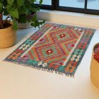 Tapis Kilim Chobi 125x91 kilim en laine afghane tissé main
