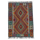 Tapis Kilim Chobi 125x91 kilim en laine afghane tissé main