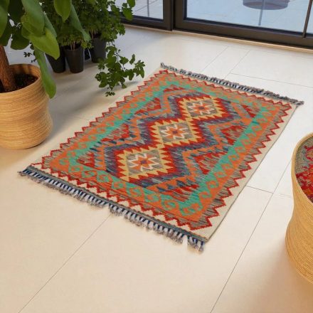 Tapis Kilim Chobi 117x87 kilim en laine afghane tissé main