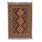 Tapis Kilim Chobi 117x87 kilim en laine afghane tissé main
