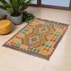 Tapis Kilim Chobi 118x88 kilim en laine afghane tissé main