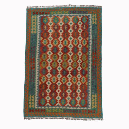 Tapis Kilim tissé main Chobi 204x294 tapis Kilim afghan