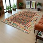 Tapis Kilim tissé main Chobi 205x288 tapis Kilim afghan
