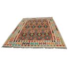 Tapis Kilim tissé main Chobi 205x288 tapis Kilim afghan