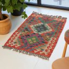 Tapis Kilim Chobi 95x70 kilim en laine afghane tissé main