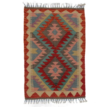 Tapis Kilim Chobi 91x62 kilim en laine afghane tissé main
