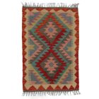 Tapis Kilim Chobi 149x105 Kilim afghan en laine tissé à la main