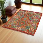 Tapis Kilim Chobi 149x105 Kilim afghan en laine tissé à la main