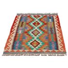 Tapis Kilim tissé main 126x88 Kilim afghan en laine tissé à la main