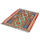 Tapis Kilim tissé main 126x88 Kilim afghan en laine tissé à la main