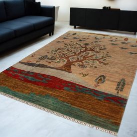   Tapis Oriental Afshar naqsha 200x299 tapis Afghan fait à la main