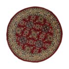 Tapis rond Kazak 168x171 tapis afghan fait à la main