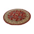 Tapis rond Kazak 168x171 tapis afghan fait à la main