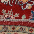 Tapis rond Kazak 168x171 tapis afghan fait à la main