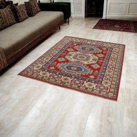 Tapis oriental Kazak 153x196 tapis fait à la main