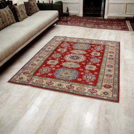 Tapis oriental Kazak 155x200 tapis fait à la main