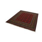 Tapis Oriental Aqcha Bukhara 152x193 tapis Afghan fait à la main