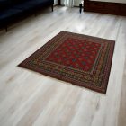 Tapis Oriental Aqcha Bukhara 152x193 tapis Afghan fait à la main