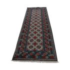 Tapis de couloir Oriental Aqcha Bukhara 80x285 tapis Afghan fait à la main