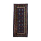 Tapis de couloir Oriental Aqcha Bukhara 81x190 tapis Afghan fait à la main