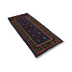 Tapis de couloir Oriental Aqcha Bukhara 81x190 tapis Afghan fait à la main