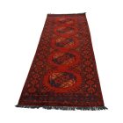 Tapis de couloir Afghan Kargai Pied d'éléphant 83x249 tapis Oriental fait main