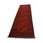 Tapis de couloir Afghan Kargai Pied d'éléphant 81x291 tapis Oriental fait main