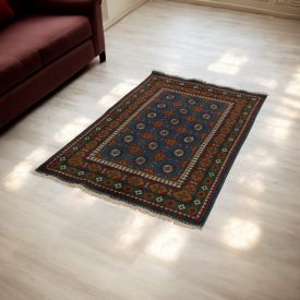   Tapis Oriental Aqcha Bukhara 95x155 tapis Afghan fait à la main