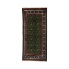 Tapis de couloir Oriental Aqcha Bukhara 96x205 tapis Afghan fait à la main