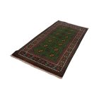 Tapis de couloir Oriental Aqcha Bukhara 96x205 tapis Afghan fait à la main