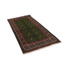 Tapis de couloir Oriental Aqcha Bukhara 96x205 tapis Afghan fait à la main
