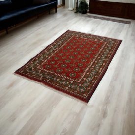 Tapis Oriental Aqcha Bukhara 123x178 tapis fait à la main