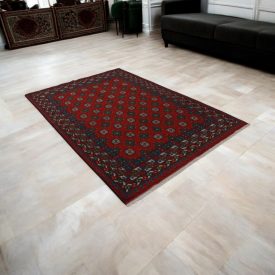   Tapis Oriental Aqcha Bukhara 167x242 tapis Afghan fait à la main