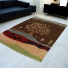 Tapis Oriental Afshar naqsha 205x293 tapis Afghan fait à la main