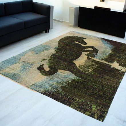 Tapis Oriental Afshar naqsha 197x293 tapis Afghan fait à la main