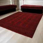 Tapis Oriental Aqcha Pied d'éléphant 250x338 tapis Afghan fait à la main
