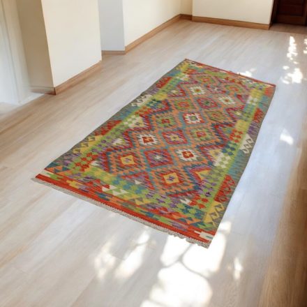 Kilim Chobi tapis 97x276 laine tissé main Afghan