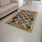Tapis Kilim tissé main Chobi 131x181 Kilim afghan en laine