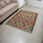 Tapis Kilim tissé main Chobi 131x181 Kilim afghan en laine