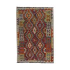 Tapis Kilim ethnique Chobi 125x180 Tapis Kilim tissé à la main