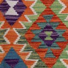 Tapis Kilim tissé main 126x178 Kilim laine Maimana