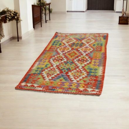 Tapis Kilim Chobi 104x200 Kilim afghan tissé à la main
